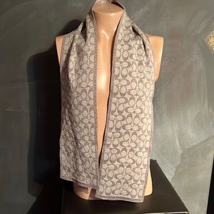 Coach Scarf 7” x 58”